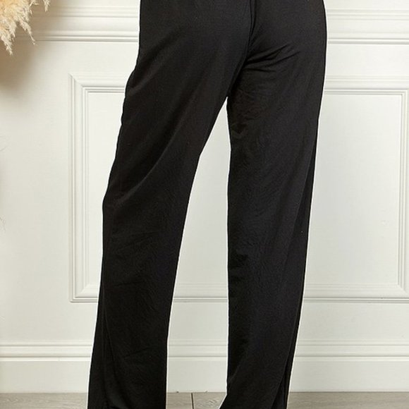 Blumin Apparel Solid Straight Leg Pants - Picture 6 of 7